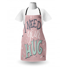 I Need Your Hug in Pastel Tone Apron