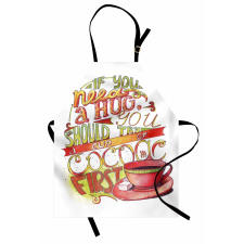 Retro Words About Love to Cocoa Apron