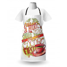 Retro Words About Love to Cocoa Apron