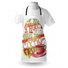 Retro Words About Love to Cocoa Apron