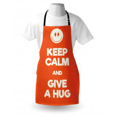 Keep Calm and Give a Hug Smile Apron