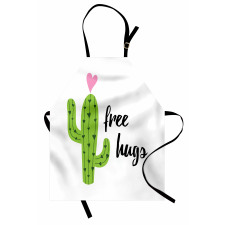 Cactus with Free Hug Words Apron