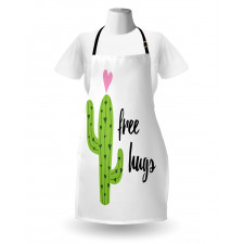 Cactus with Free Hug Words Apron