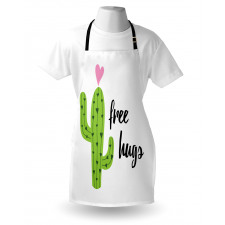 Cactus with Free Hug Words Apron