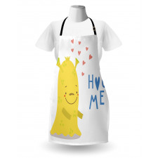 Monster and Hug Me Words Apron