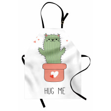 Funny Cactus Shape as Cat Apron