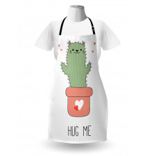 Funny Cactus Shape as Cat Apron