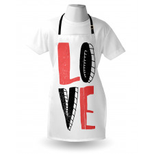 Love Typography Apron