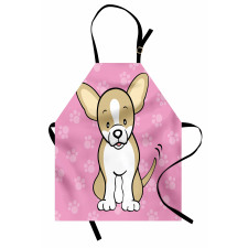 Cartoon of Dog Apron