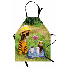 Clothed Puppy at Picnic Apron