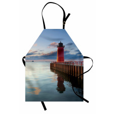 Calm Milwaukee Lighthouse Apron