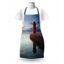 Calm Milwaukee Lighthouse Apron