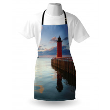 Calm Milwaukee Lighthouse Apron