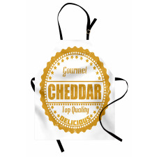 Gourmet Cheddar Rubber Stamp Apron