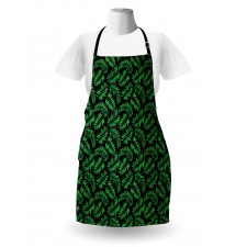 Exotic Jungle Leaves Art Apron