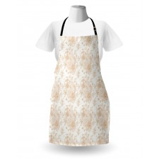 Soft Monochrome Bouquet Apron