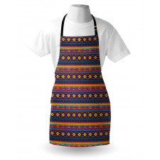 Colorful Folkloric Pattern Apron