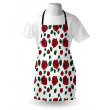 Romance Floral Doodle Apron