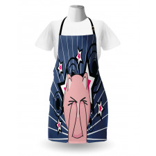 Piggie on Stars and Rays Apron