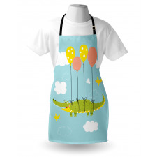 Flying Crocodile with Balloon Apron