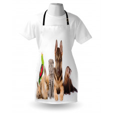 Bunnies Cat Dog and Ferret Apron