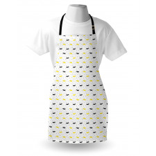 Bicolour Dogs and Hearts Apron