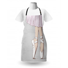 Legs Standing in Balance Apron