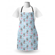 Panda Ballerina in Dress Apron