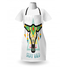 Bohemian Stay Wild Bull Apron