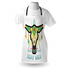 Bohemian Stay Wild Bull Apron