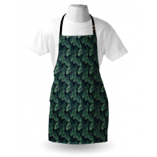 Exotic Jungle Foliage Pattern Apron