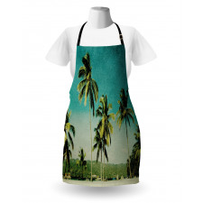 Retro Summer and Tall Trees Apron