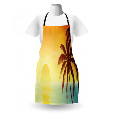 Tropical Sunset with Ombre Sky Apron