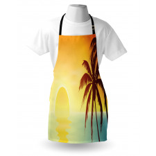 Tropical Sunset with Ombre Sky Apron