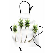 Different Sized Tropical Trees Apron