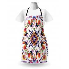 Folkloric Flowers Apron