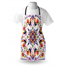 Folkloric Flowers Apron