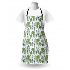 Foliage Water Lilies Apron