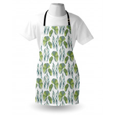 Foliage Water Lilies Apron