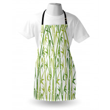 Cartoon Style Bamboo Apron