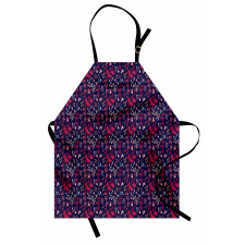 Bamboo and Flowers Art Apron