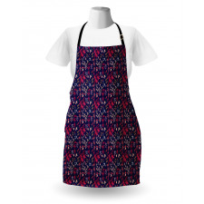 Bamboo and Flowers Art Apron