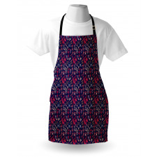 Bamboo and Flowers Art Apron