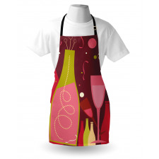 Champagne Drinks Apron