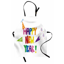 Bubbly Square Font Apron