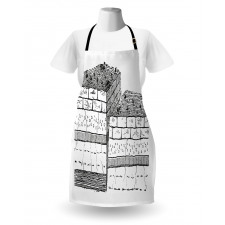 Rock Formation Theme School Apron