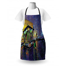 Kyiv City Night Art Apron