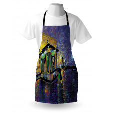 Kyiv City Night Art Apron