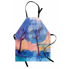 Abstract Nature Trees Apron