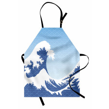 Wave in Vintage Theme Apron